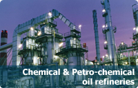 Chemical and petro-chemical oil rafineries